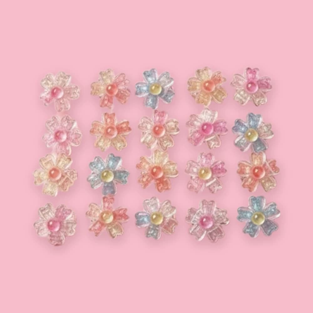 Mini presilha de flor